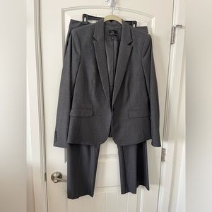 Women’s Gray Suit Jacket and Pants Size 14